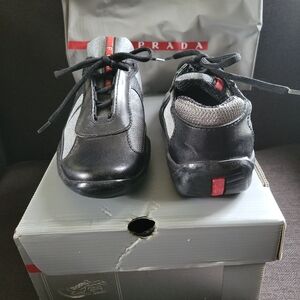 Prada Black and Gray Woman Sneakers